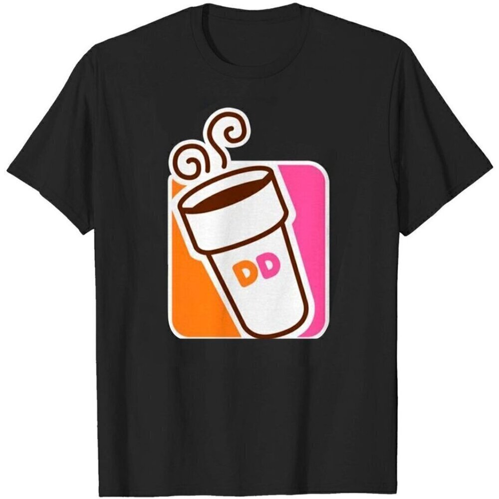 Dunkin Donuts Graphic Tee Coffee Lover Casual Unisex Streetwear Gift T-Shirt .